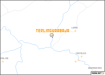 map of Terlingua Abaja
