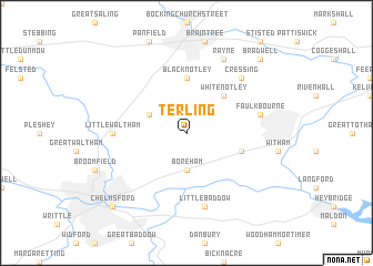 map of Terling