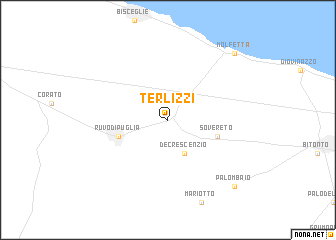 map of Terlizzi