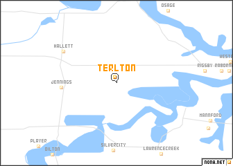 map of Terlton