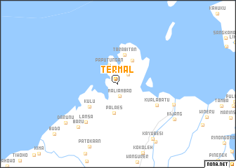 map of Termal