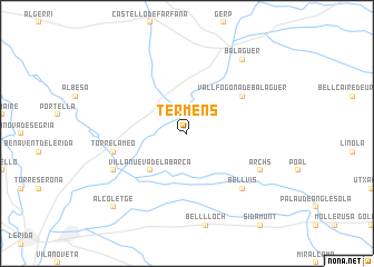 map of Termens