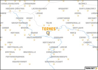 map of Termes