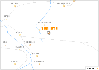 map of Termete