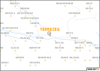 map of Termezeu