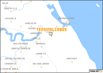 map of Terminal Cobos