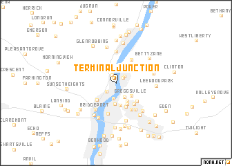 map of Terminal Junction