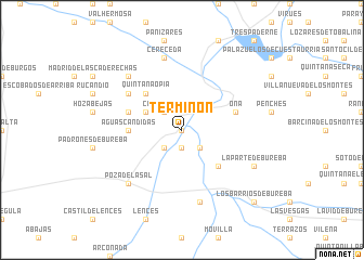 map of Terminón