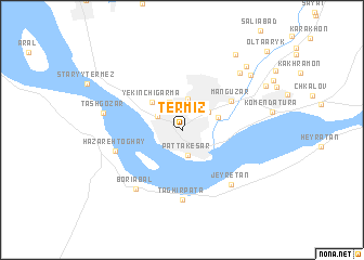 map of Termiz