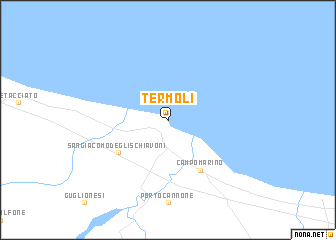 map of Termoli