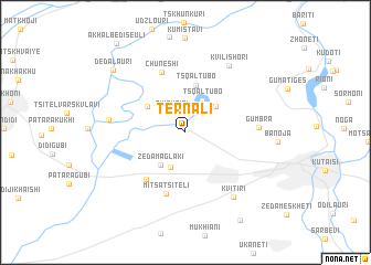 map of T\