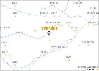 map of Ternant