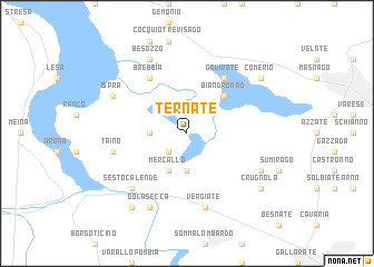 map of Ternate