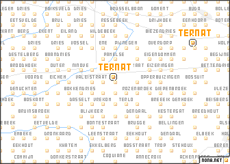 map of Ternat