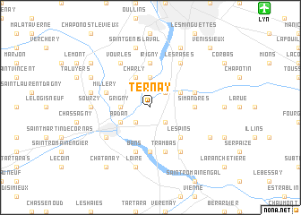 map of Ternay