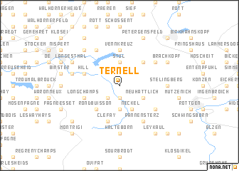 map of Ternell