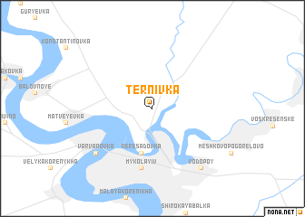 map of Ternivka