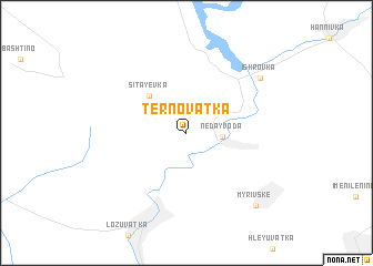 map of Ternovatka