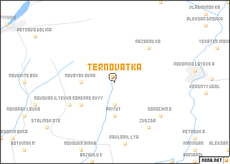 map of Ternovatka