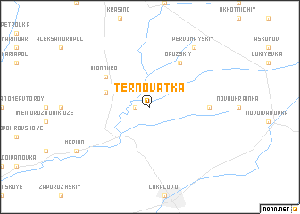 map of Ternovatka