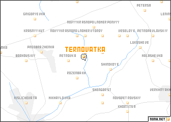 map of Ternovatka