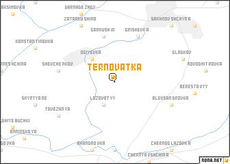 map of Ternovatka