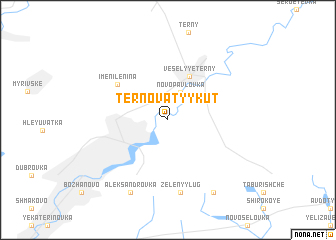 map of Ternovatyy Kut