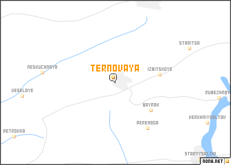 map of Ternovaya