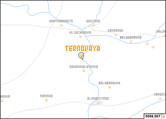 map of Ternovaya