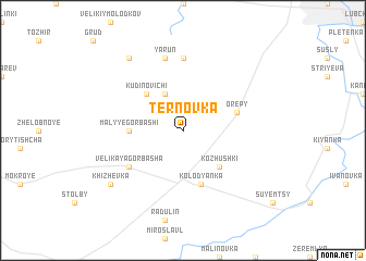 map of Ternovka
