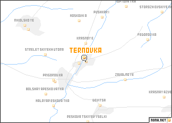 map of Ternovka