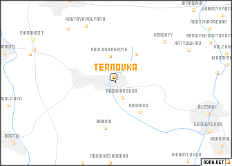 map of Ternovka