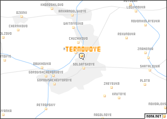 map of Ternovoye