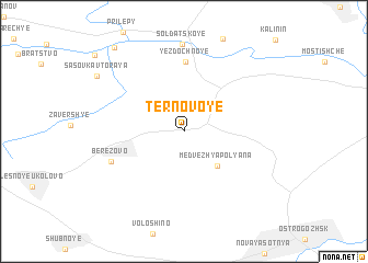 map of Ternovoye