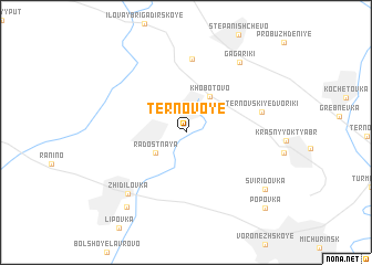 map of Ternovoye