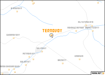 map of Ternovoy