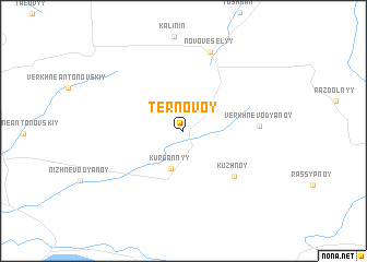 map of Ternovoy