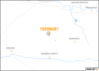 map of Ternovoy