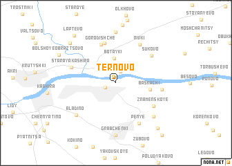 map of Ternovo