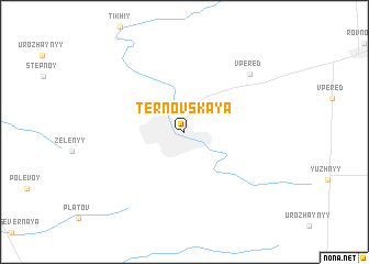 map of Ternovskaya