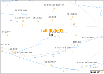 map of Ternovskiy