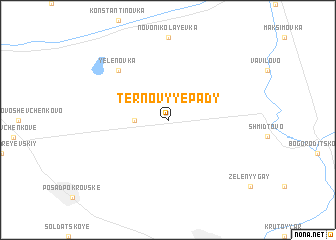 map of Ternovyye Pady