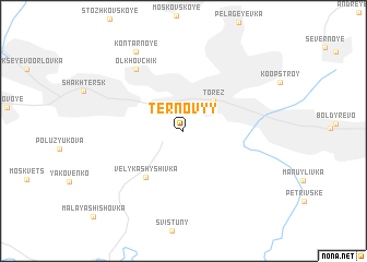 map of Ternovyy