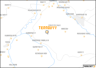 map of Ternovyy