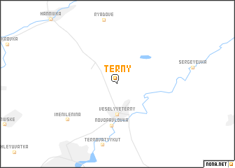 map of Tërny