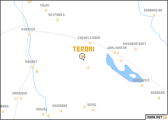 map of Teromī
