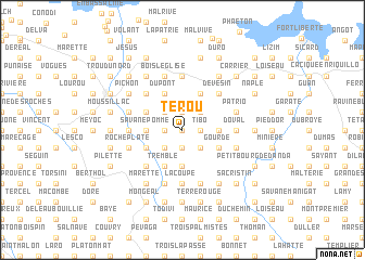 map of Terou