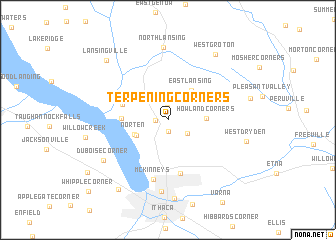 map of Terpening Corners