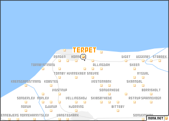 map of Terpet