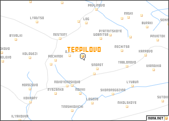 map of Terpilovo